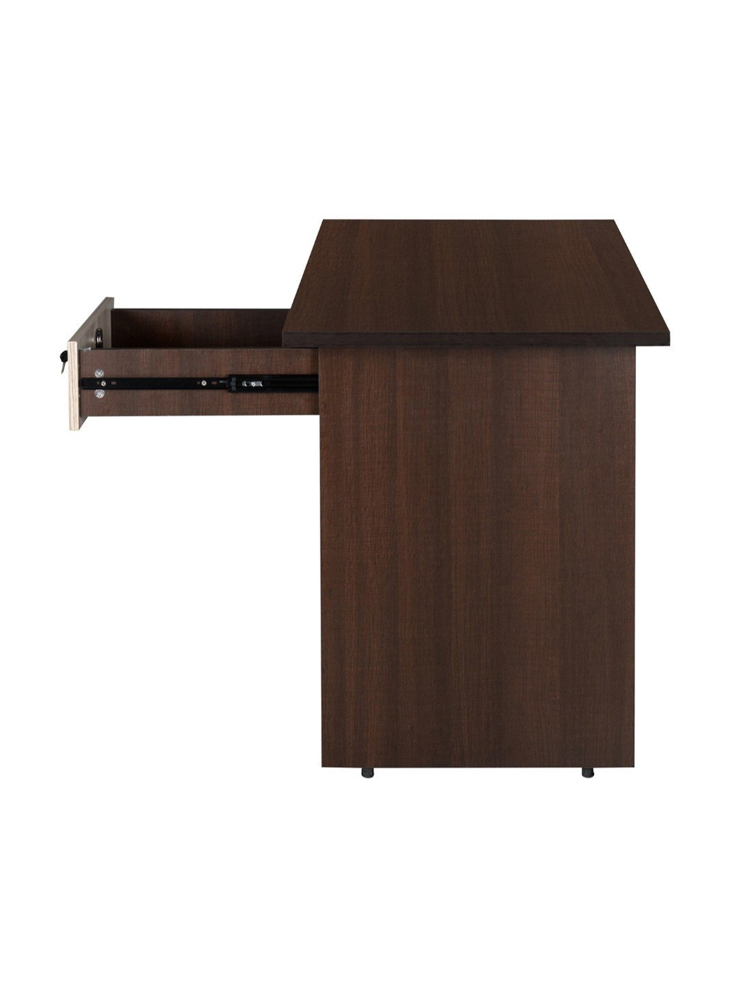 Nilkamal Enzo Brown & Ash Grey Engineered Wood Office Table