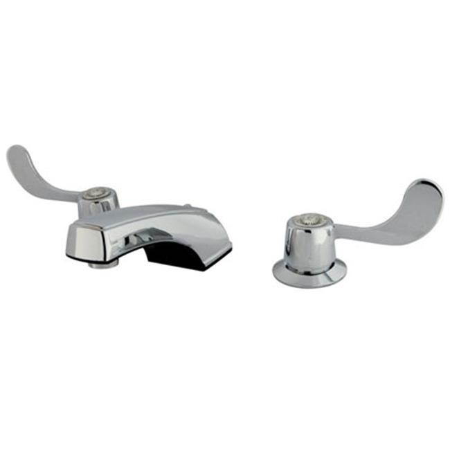 Kingston Brass GKB931G Water Saving Vista Widespread Lavatory Faucet with Grid Pop-up, Chrome
