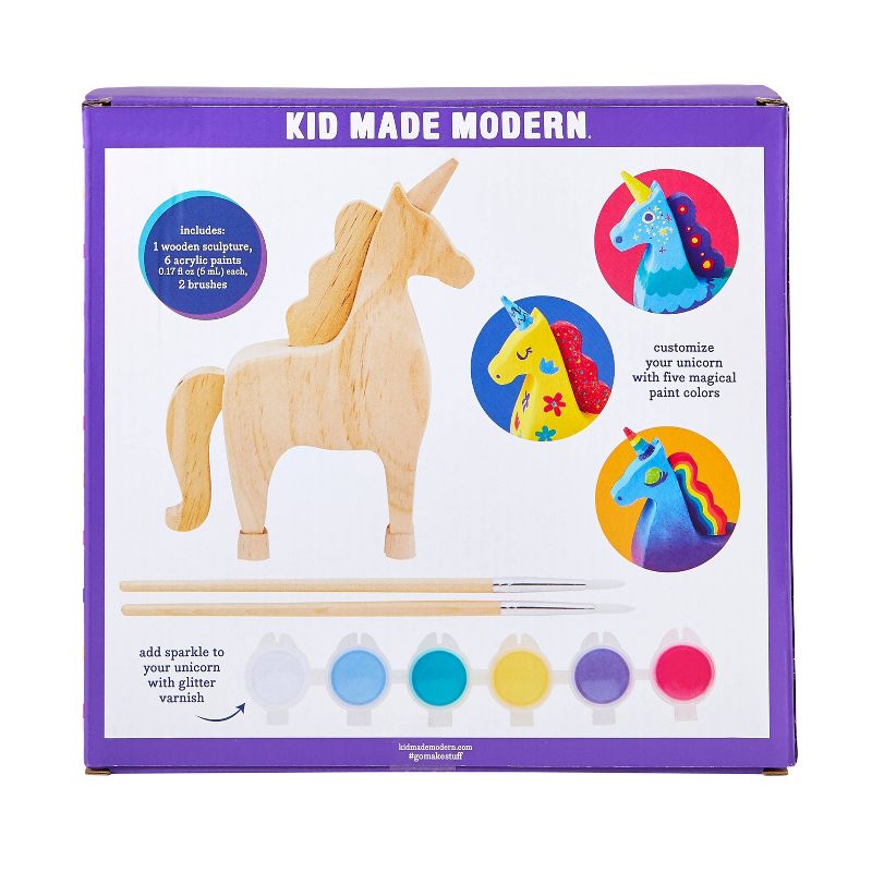 Kid Made Modern Paint Your Own Wooden Unicorn Kit