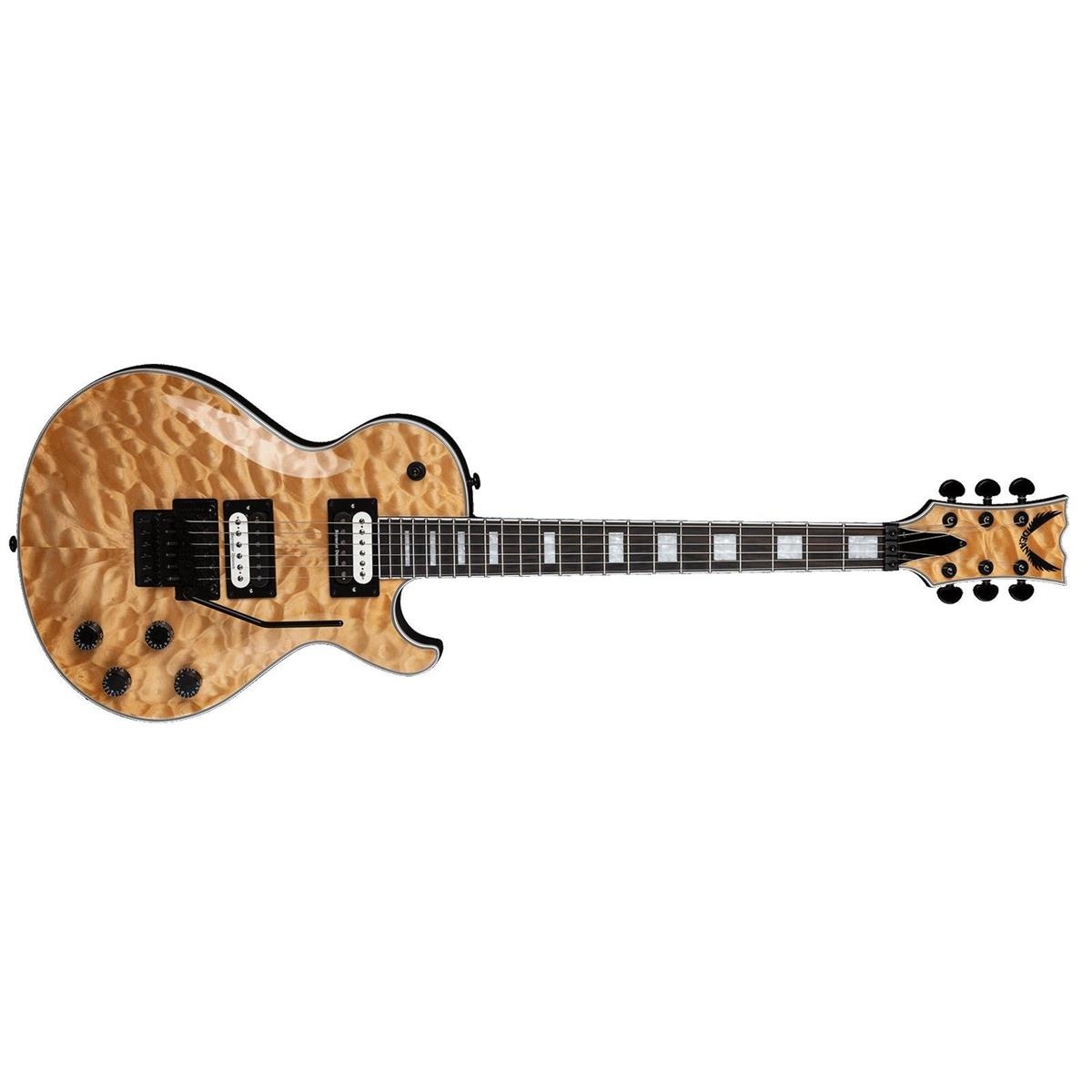 Dean Thoroughbred Select Quilt-top with Floyd Electric Guitar Gloss Natural