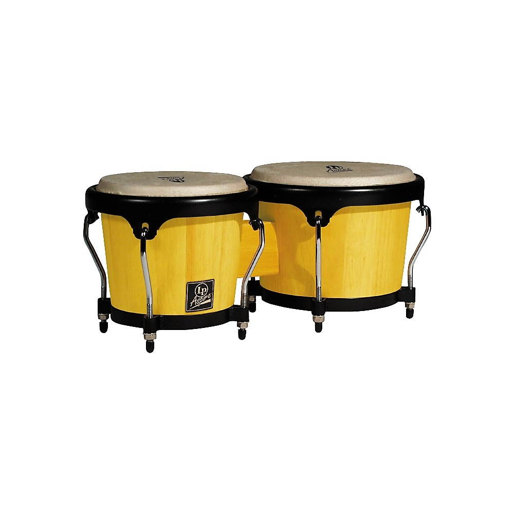 LP Aspire Wood Bongos Dark Wood