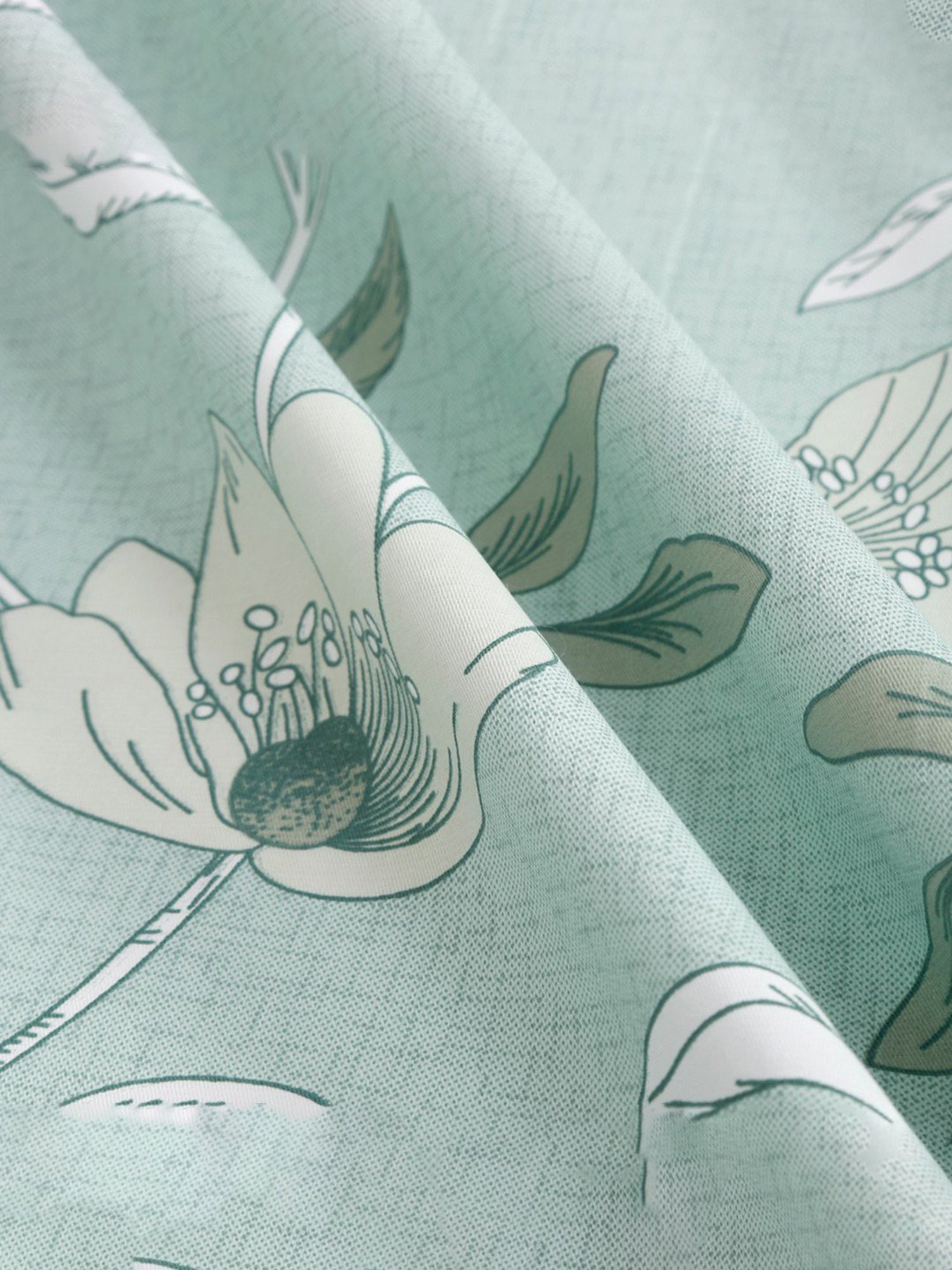 Maspar Blue Cotton 200 TC Reversible Duvet Cover Set