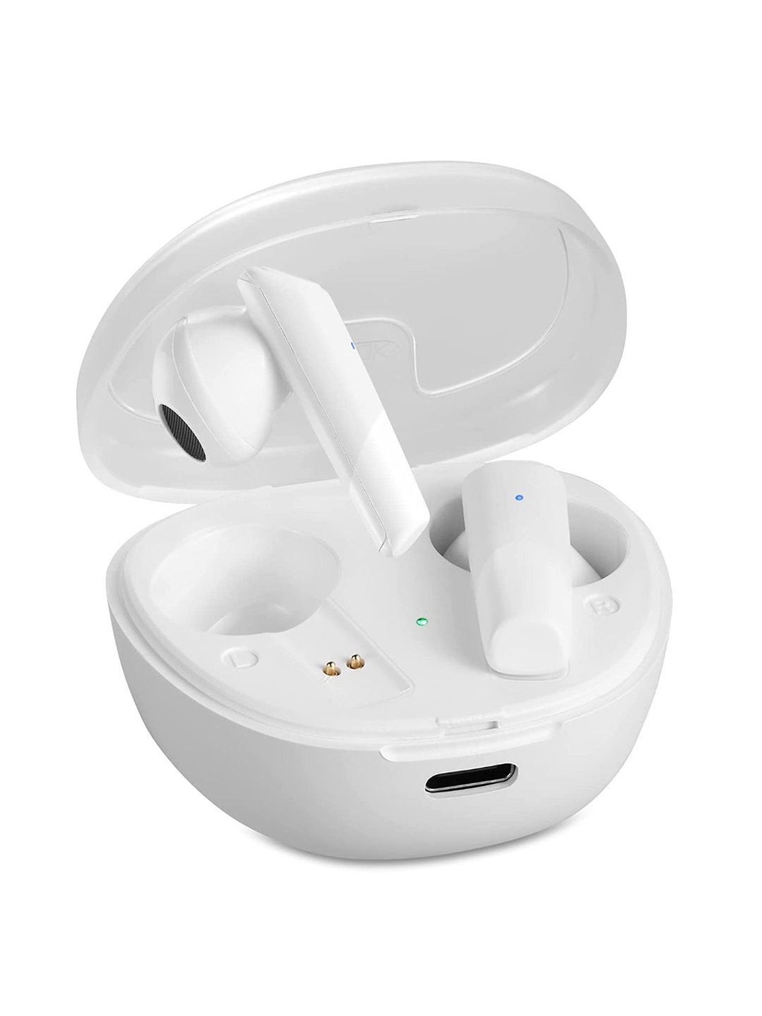 Zoook Mystique Bluetooth Truly Wireless in Ear Earbuds with Mic (White)