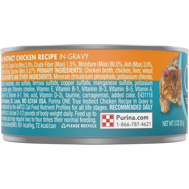 Purina ONE True Instinct Chicken Wet Cat Food - 3oz