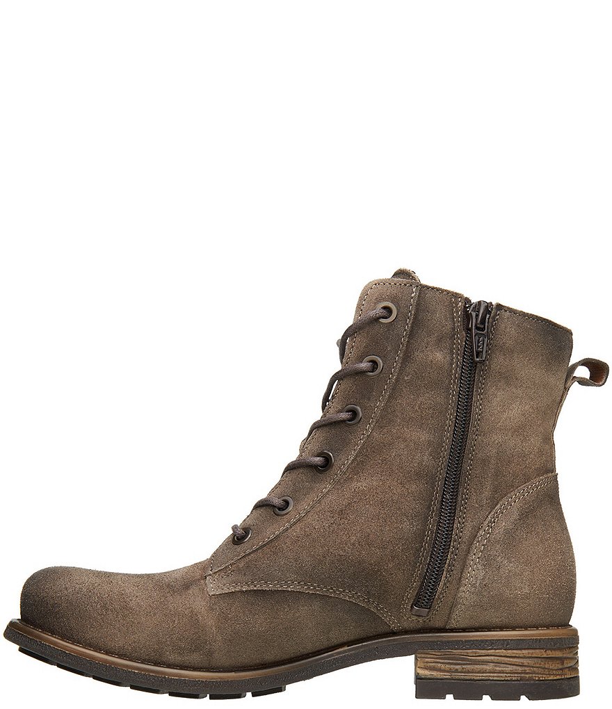 Taos Footwear Boot Camp Suede Faux Fur Lined Booties