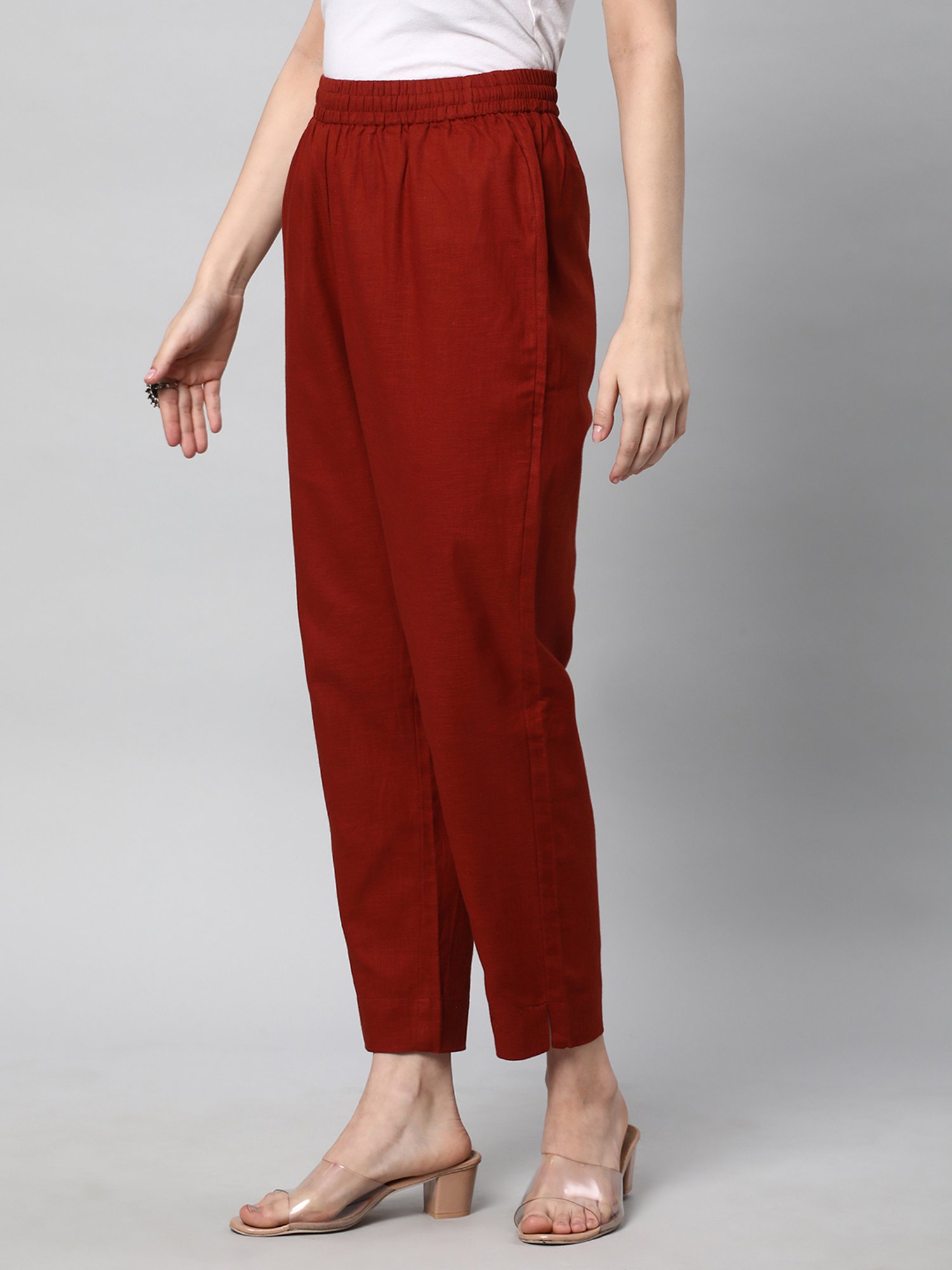 Kami Kubi Rust Linen Pants
