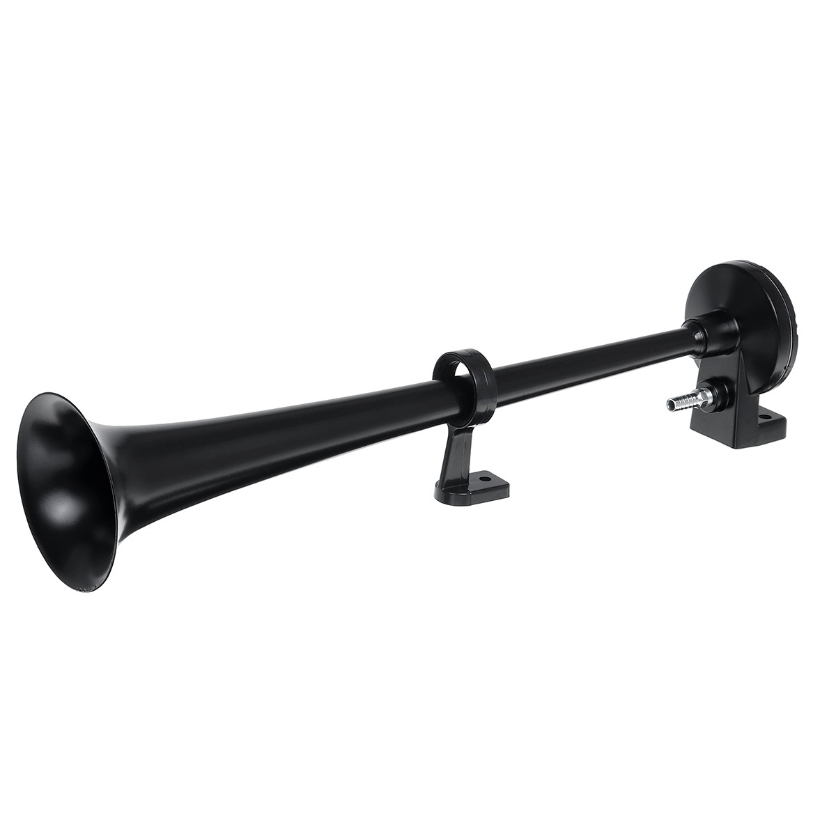 12V Electric Loud Horn Metal 150db For Truck Boat Car Universal Black