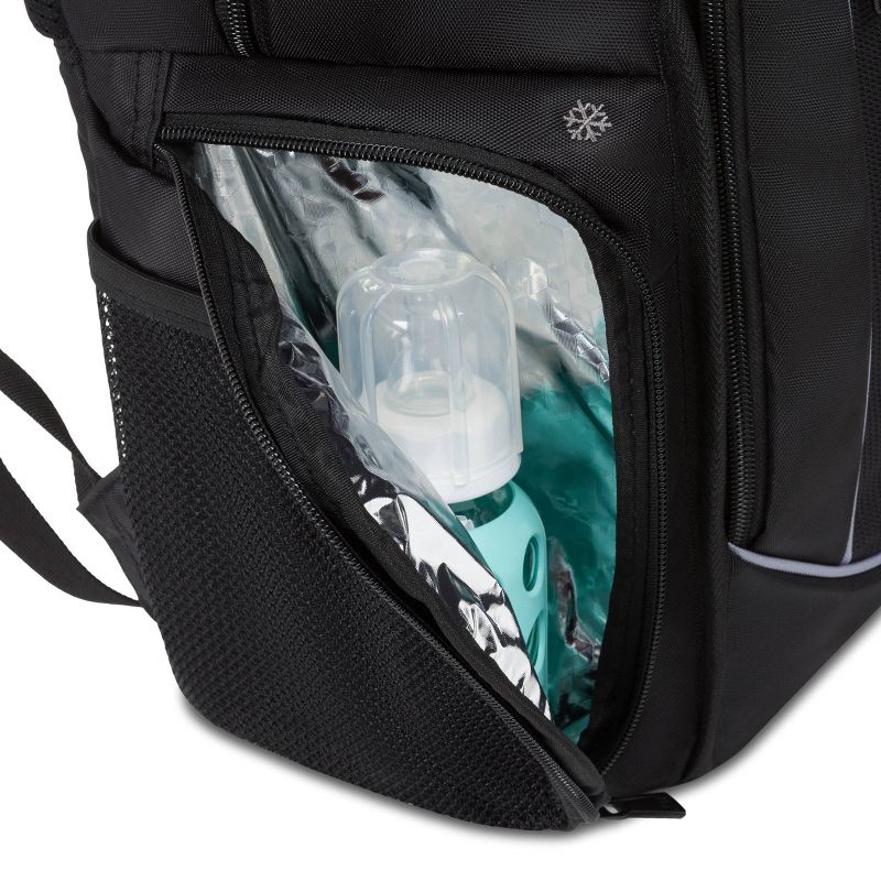 SWISSGEAR Diaper Bag - Black/Gray