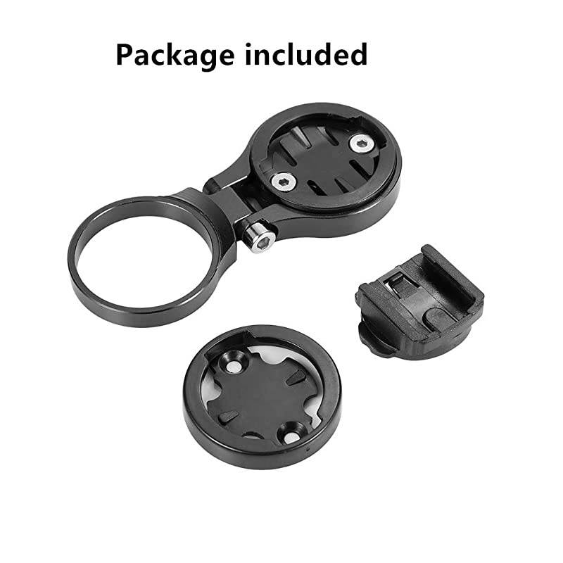 Bike Stem Mount Holder Compatible with Garminfor Brytonfor Cateye ComputerBicycle Stem Computer Extension HolderAngle Adjustable Black