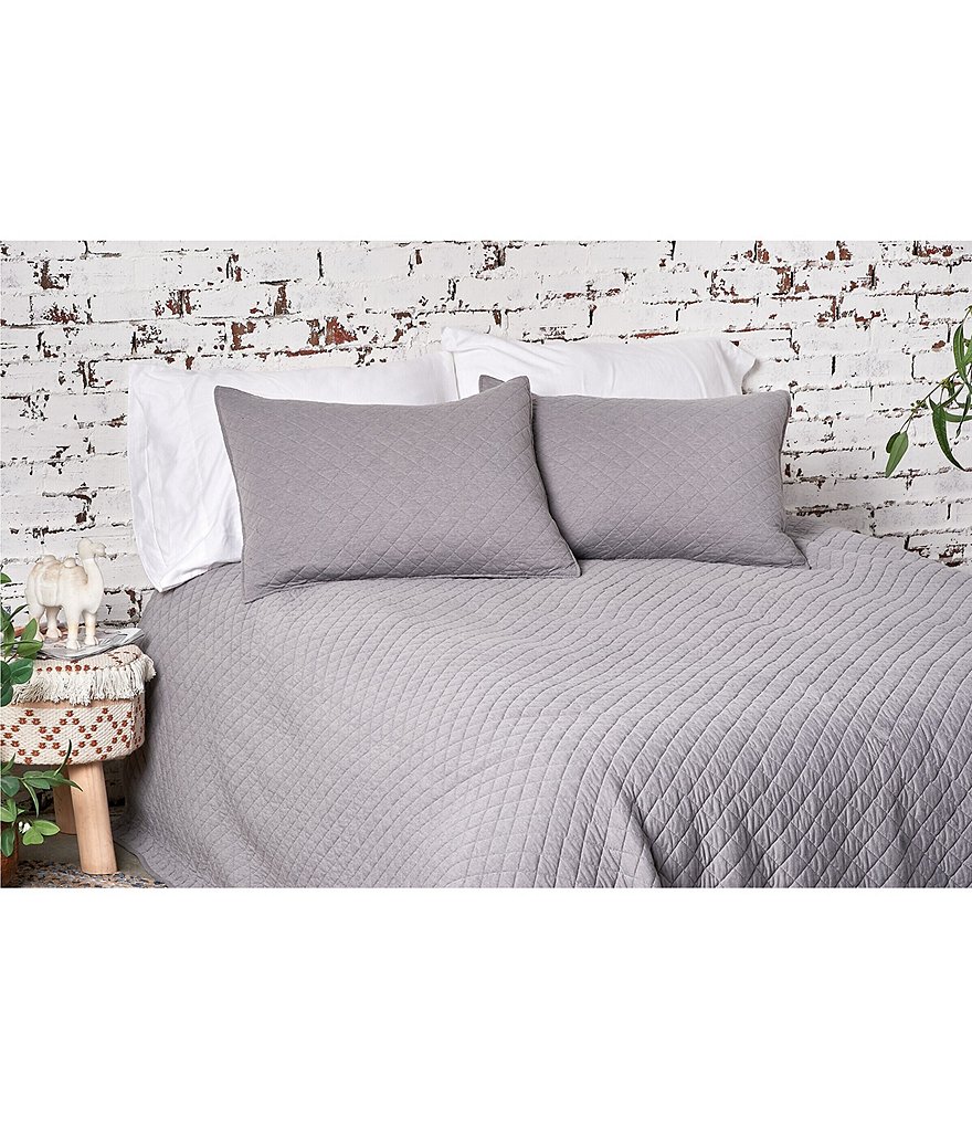 carol & frank Jersey Gray Quilt