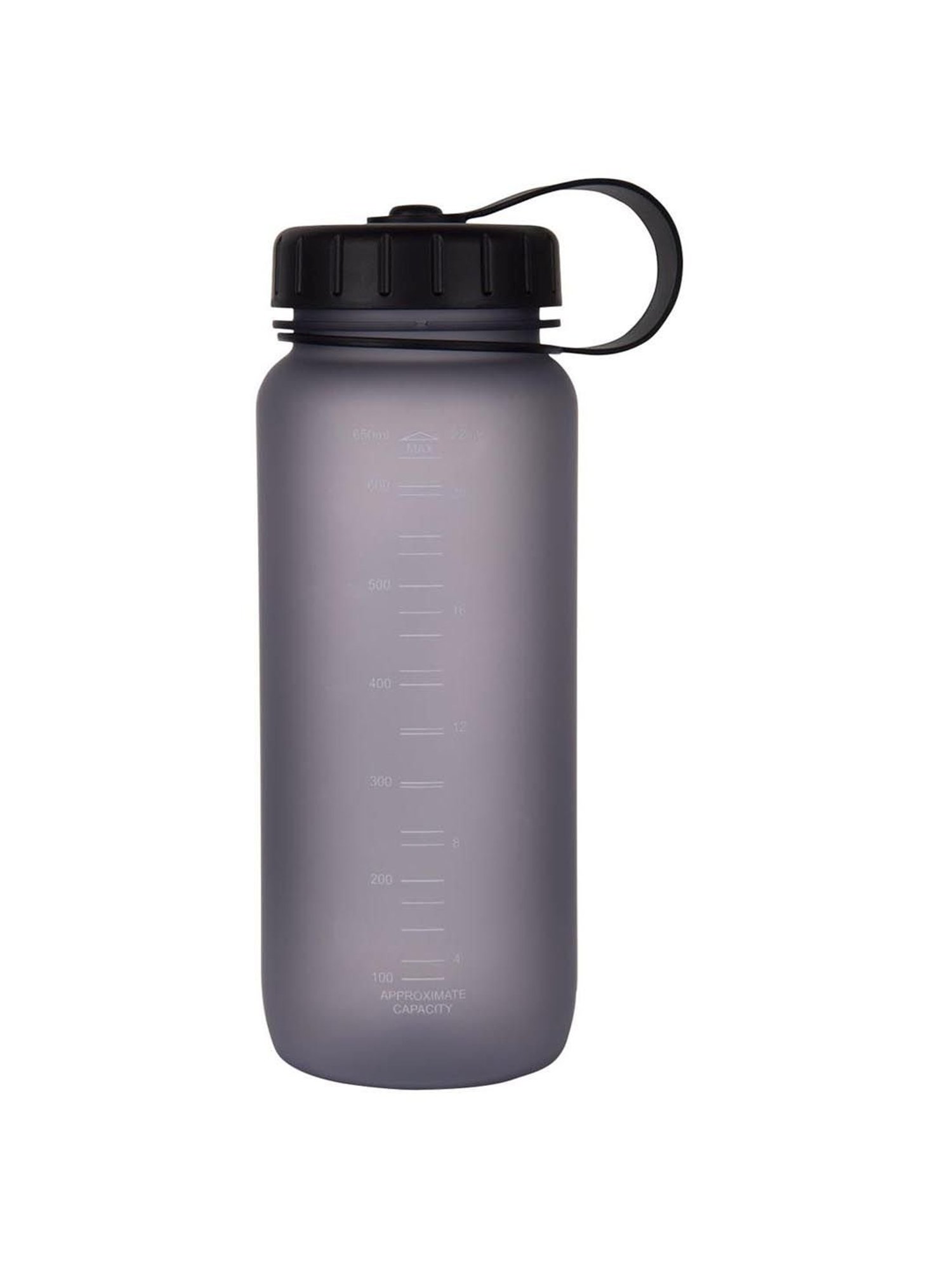 MagFit Ash Grey Twist Water Bottle (650 ml)