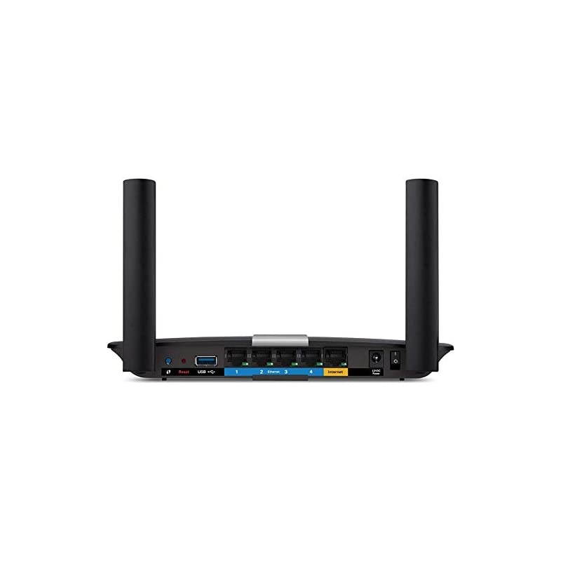 EA6350 AC1200 Dual Band Smart WiFi Wireless Router Black Renewed