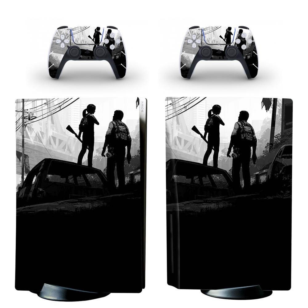 The Last of Us PS5 Standard Disc Edition Skin Sticker Decal Cover for PlayStation 5 Console and 2 Controllers PS5 Skin Sticker