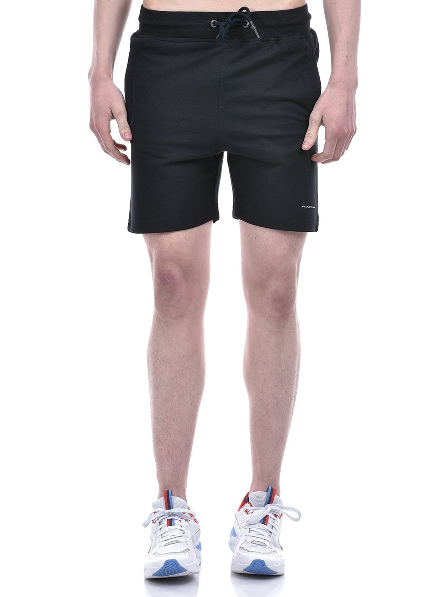 Numero Uno Navy Regular Fit Sports Shorts