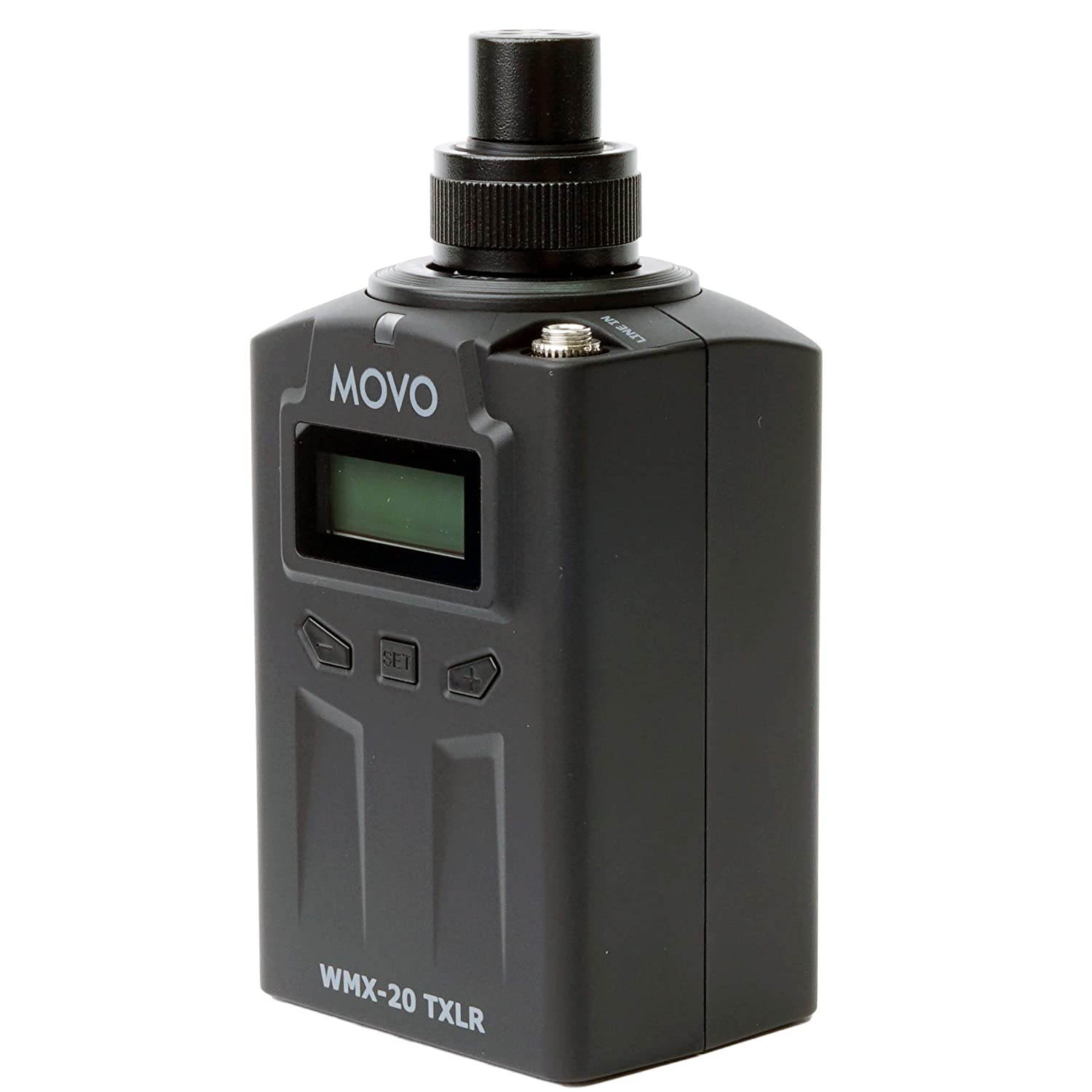 Movo WMX-20-TXLR 48-Channel Wireless Plug-on XLR Transmitter for The WMX-20 System (330 ft Audio Range)