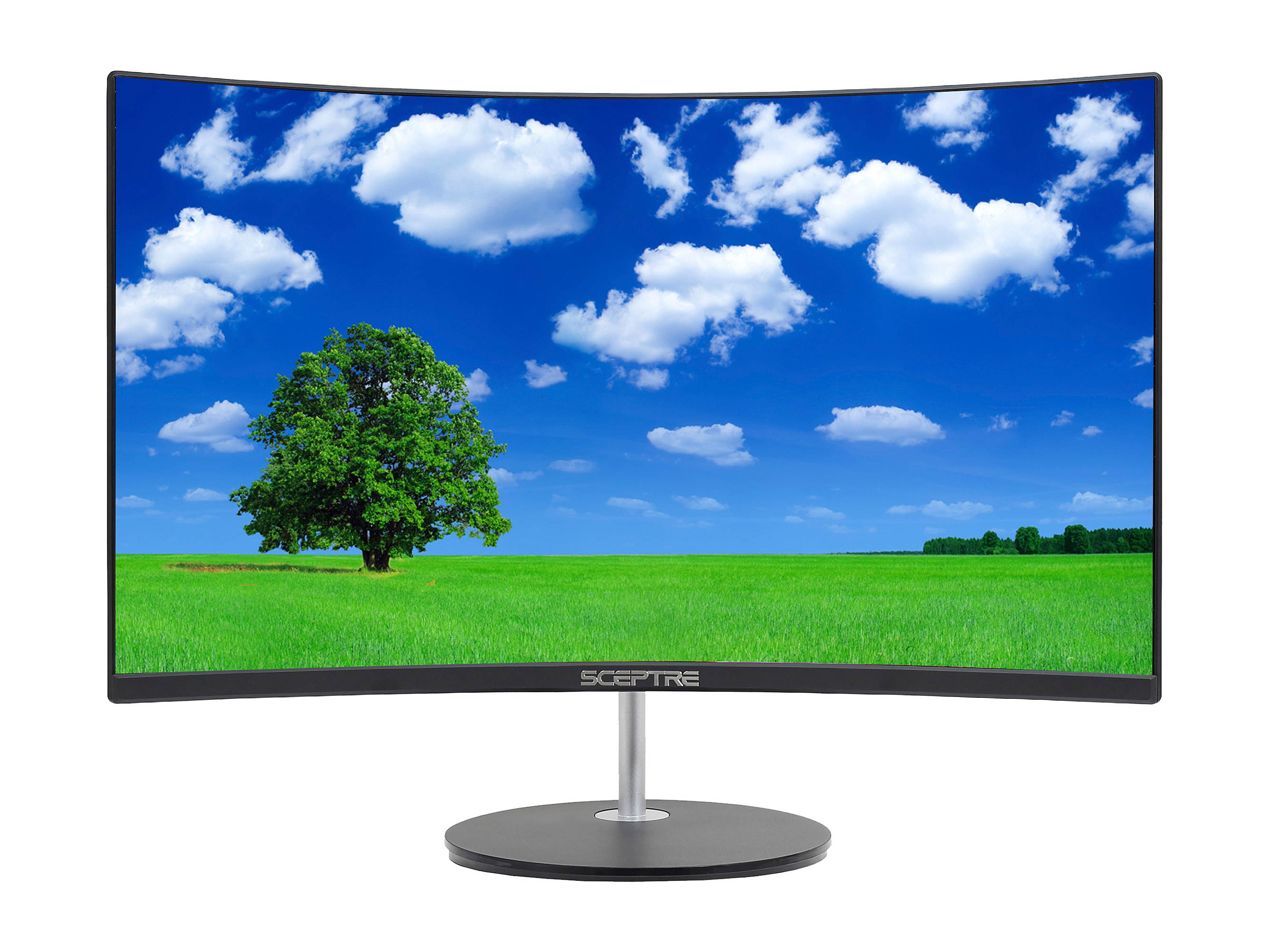 SCEPTRE C248W-1920RN 24" (Actual size 23.6") Full HD 1920 x 1080 75Hz HDMI VGA Built-in Speakers Widescreen Ultra Slim LED Backlight Curved Gaming Monitor