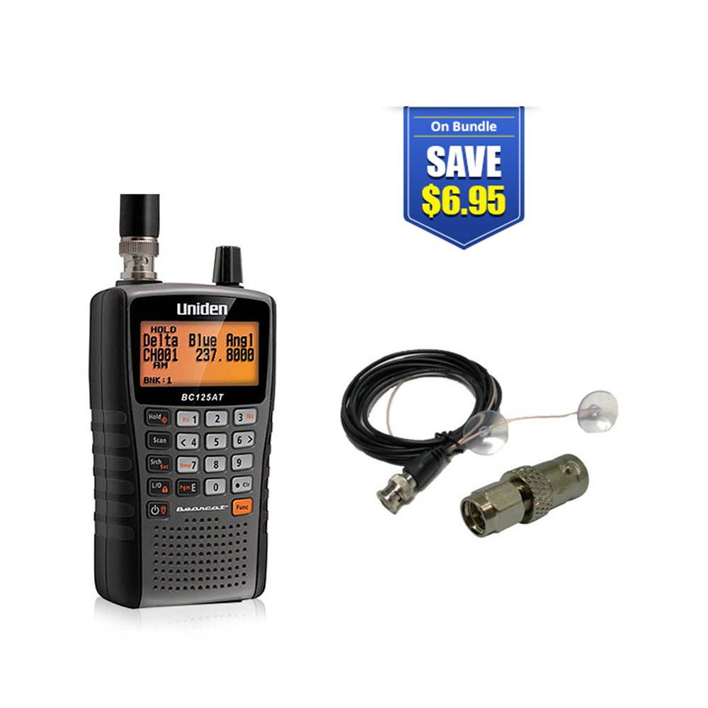 Uniden Bearcat BC125AT with Mobile Scanner Antenna Bearcat BC125AT with Mobile Scanner Antenna