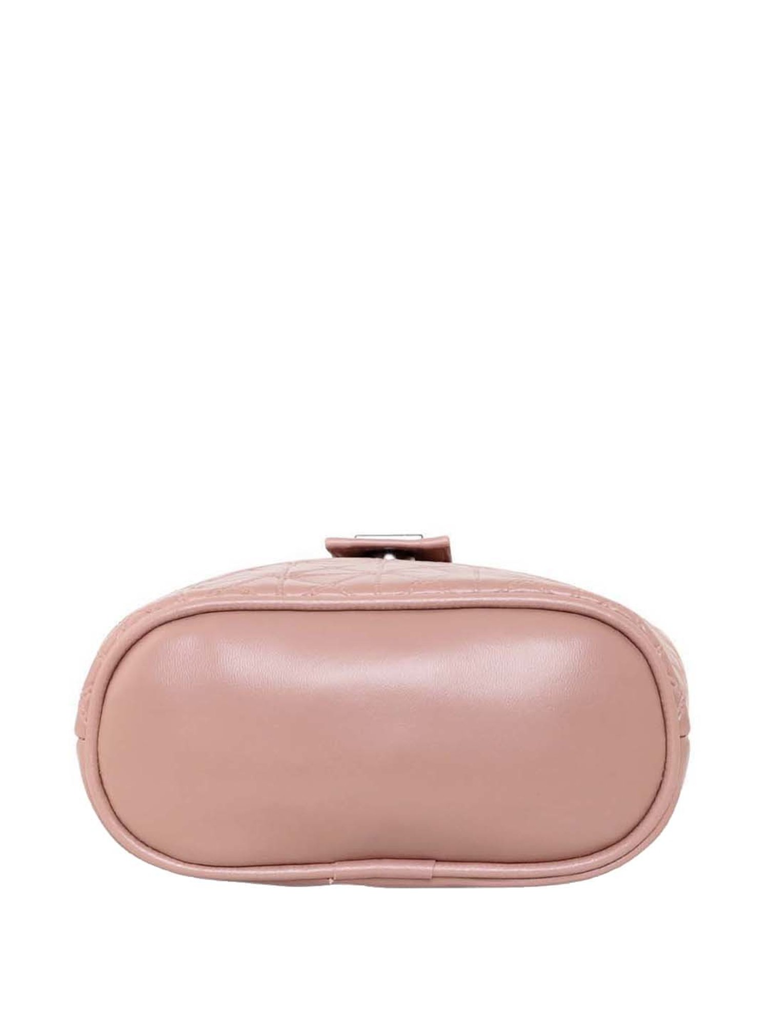 Esbeda Peach Solid Small Sling Handbag