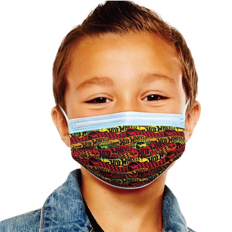 Just Play Hot Wheels Kid's Face Mask - 14pc