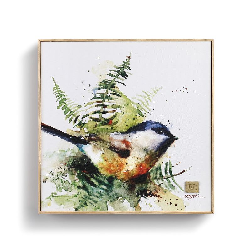 DEMDACO Spring Chickadee Wall Art 10 x 10 - Green