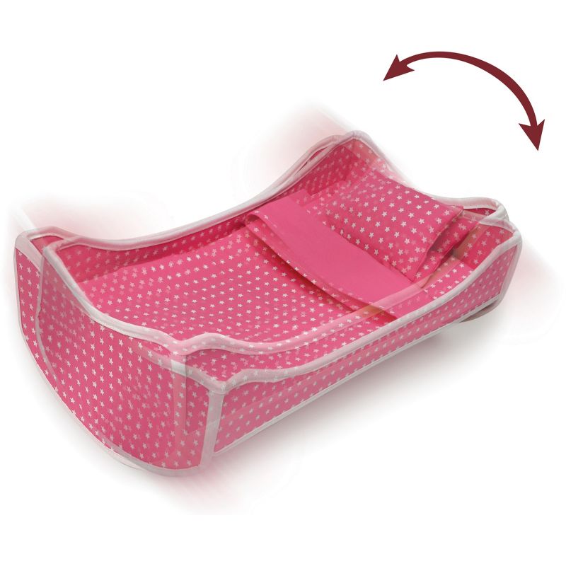 Badger Basket Trolley Doll Travel Case with Bed