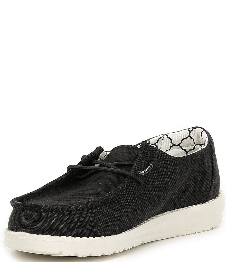 Hey Dude Girls' Wendy Linen Washable Slip-Ons (Toddler)