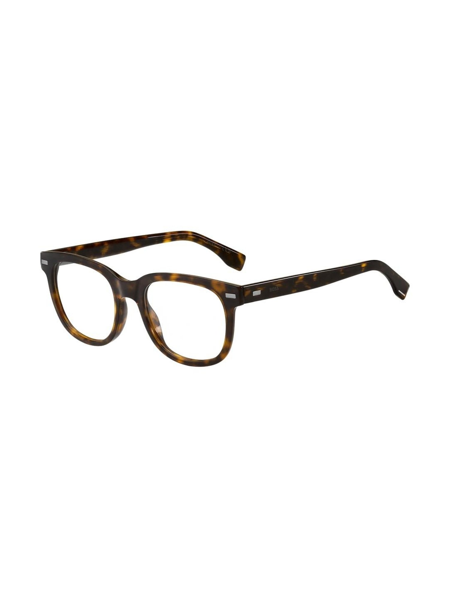 Hugo Boss Brown Square Eye Frames for Men