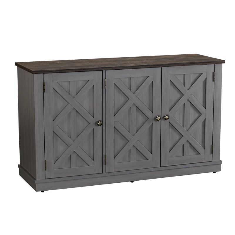 TV Stand for TVs up to 55" Gray - Home Essentials