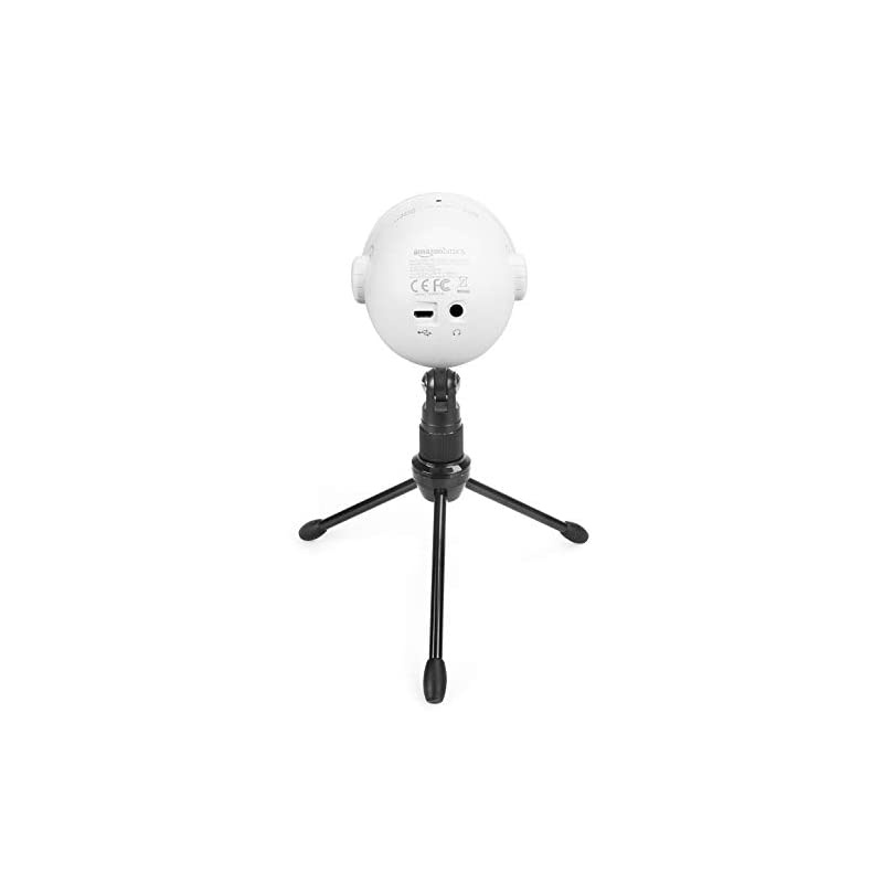 Basics Desktop Mini Condenser Mic Microphone White