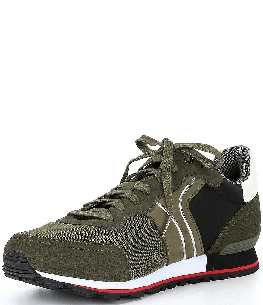Hugo Boss Men's Parkour Suede Lace-Up Sneakers