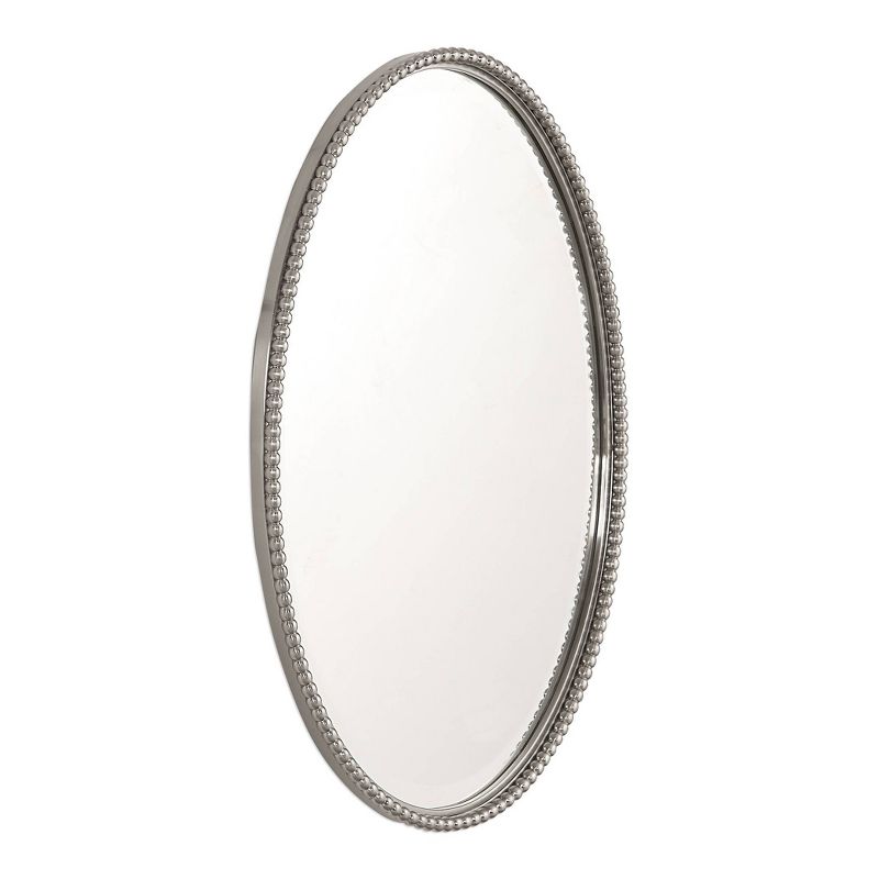 Oval Sherise Decorative Wall Mirror Brushed Nickel - Uttermost