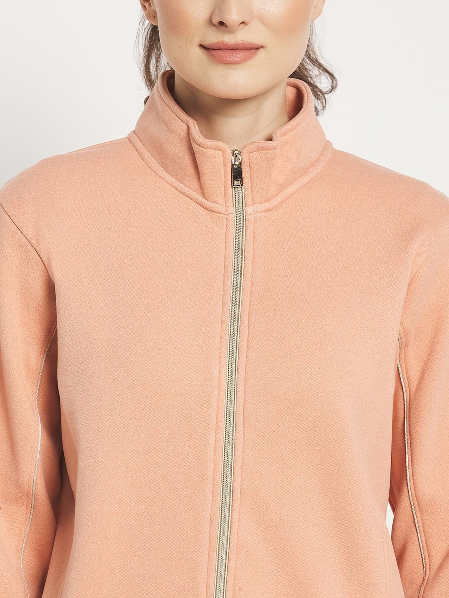 METTLE Peach Regular Fit Track Suit