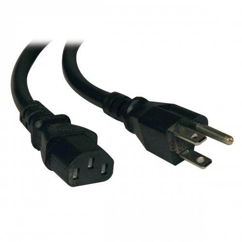 Tripp Lite P006-001 1FT POWER CORD ADAPTER 18AWG 10A 125V 5-15P TO C13