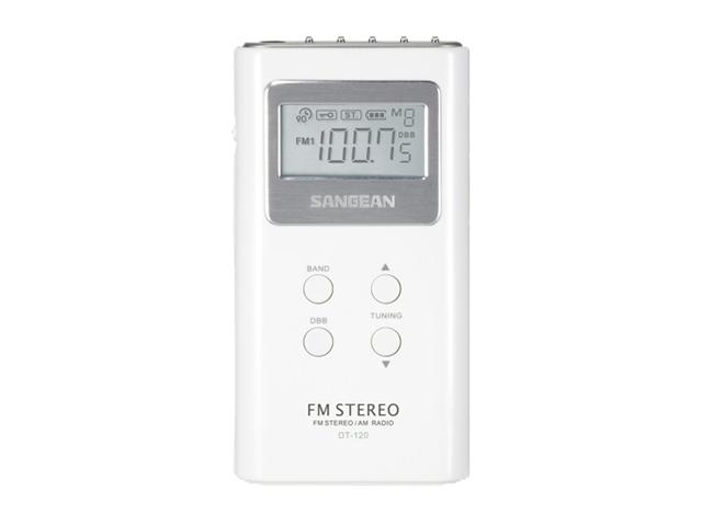 Sangean FM-Stereo/AM PLL Synthesized Pocket Radio DT-120