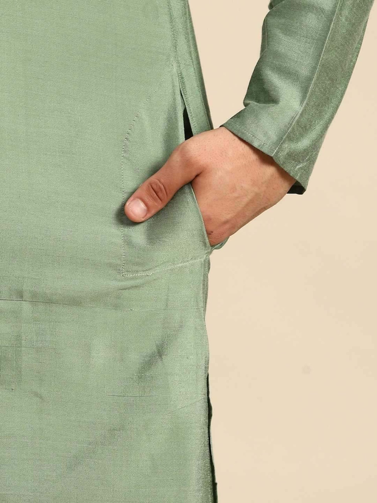 KISAH Multicolored Regular Fit Printed Kurta Set With Jacket