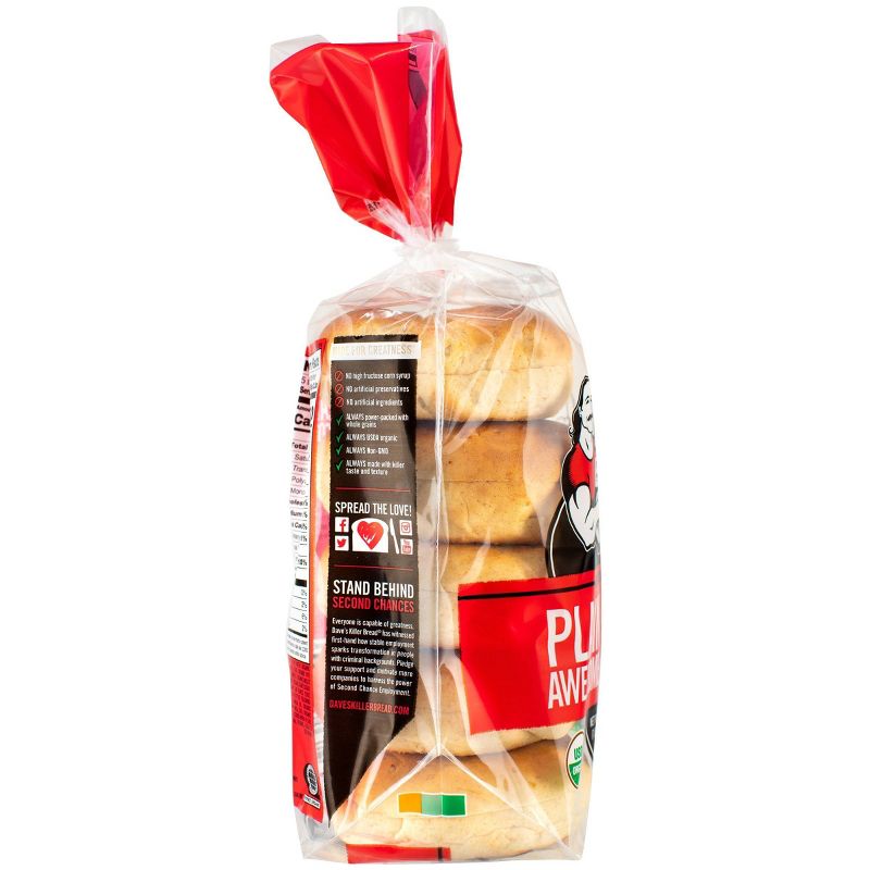 Dave's Killer Bread Plain Awesome Organic Bagels - 16.75oz