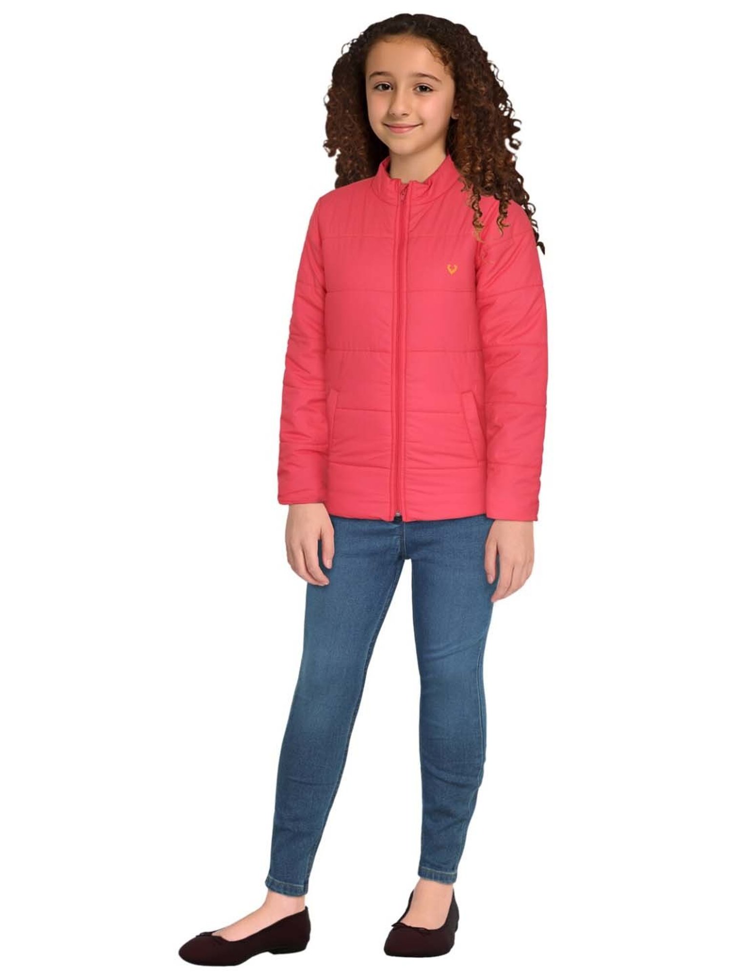 Elle Kids Black Self Pattern Jacket