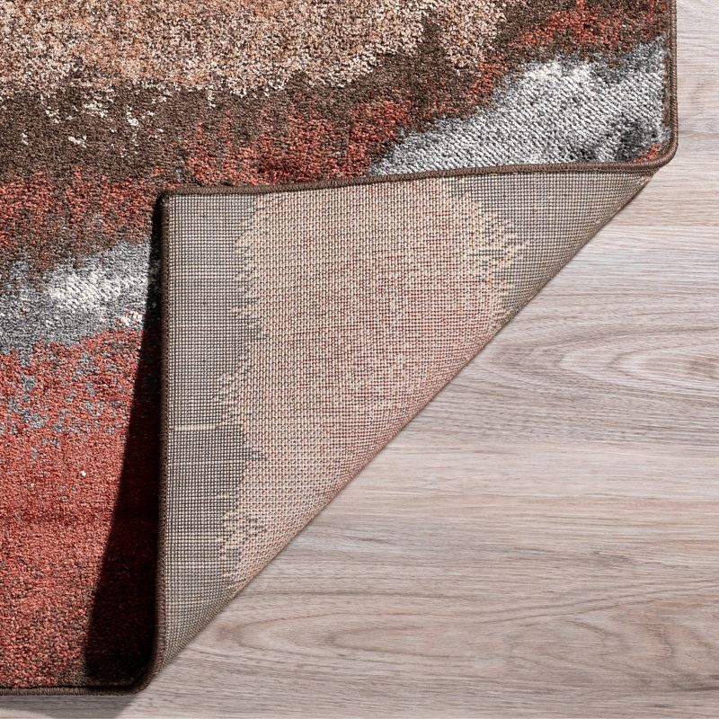 9'6"X13' Cinnamon Wave Woven Area Rug - Addison Rugs