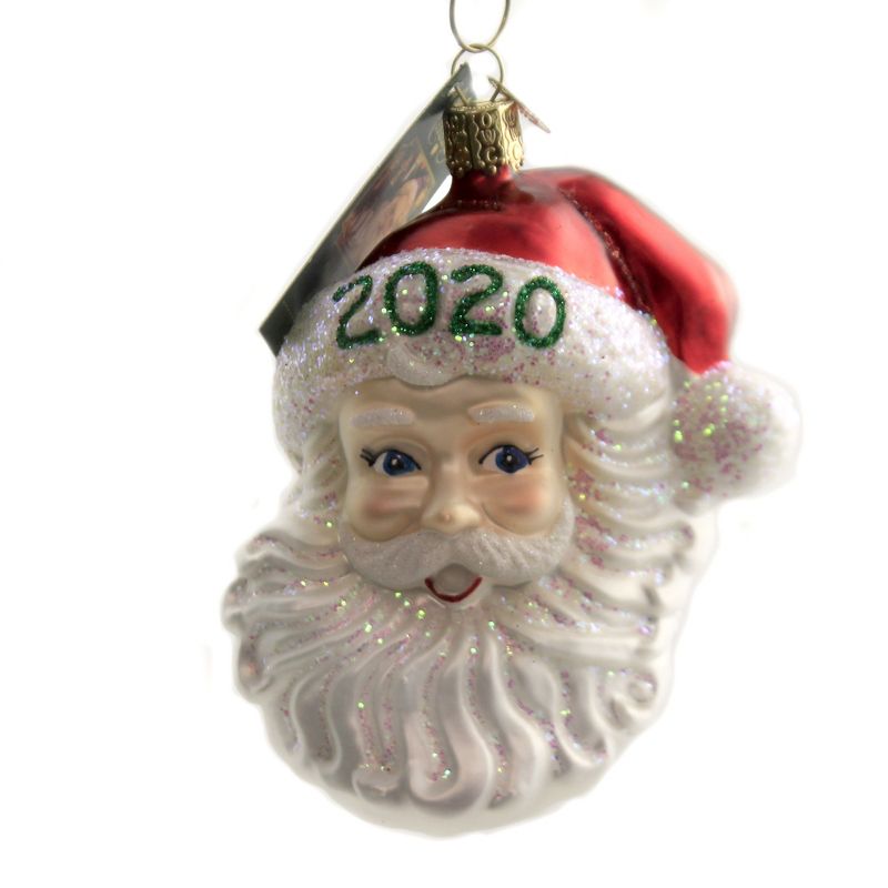 Old World Christmas 4.5" 2020 Nostalgic Santa Ornament Dated  -  Tree Ornaments