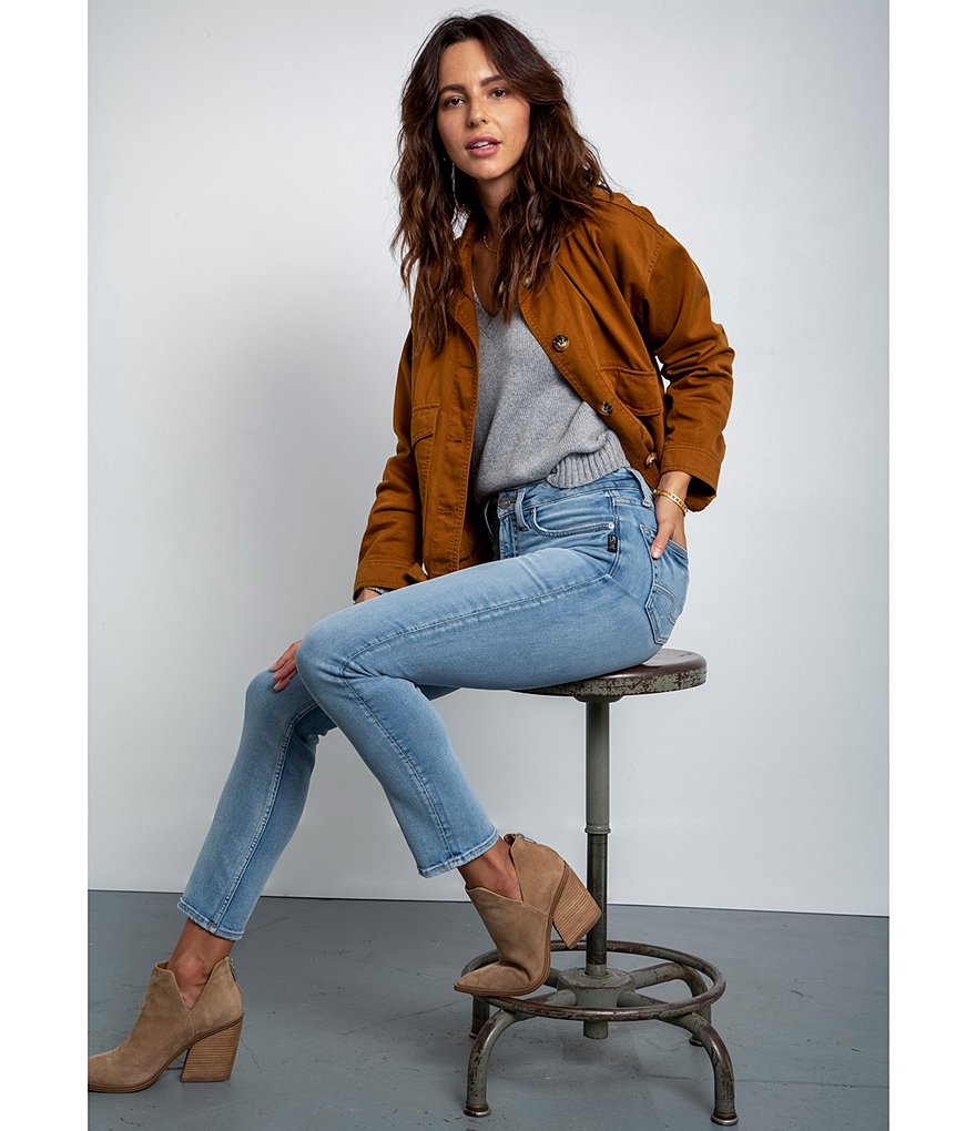 Silver Jeans Co. Avery High Rise Straight Jeans