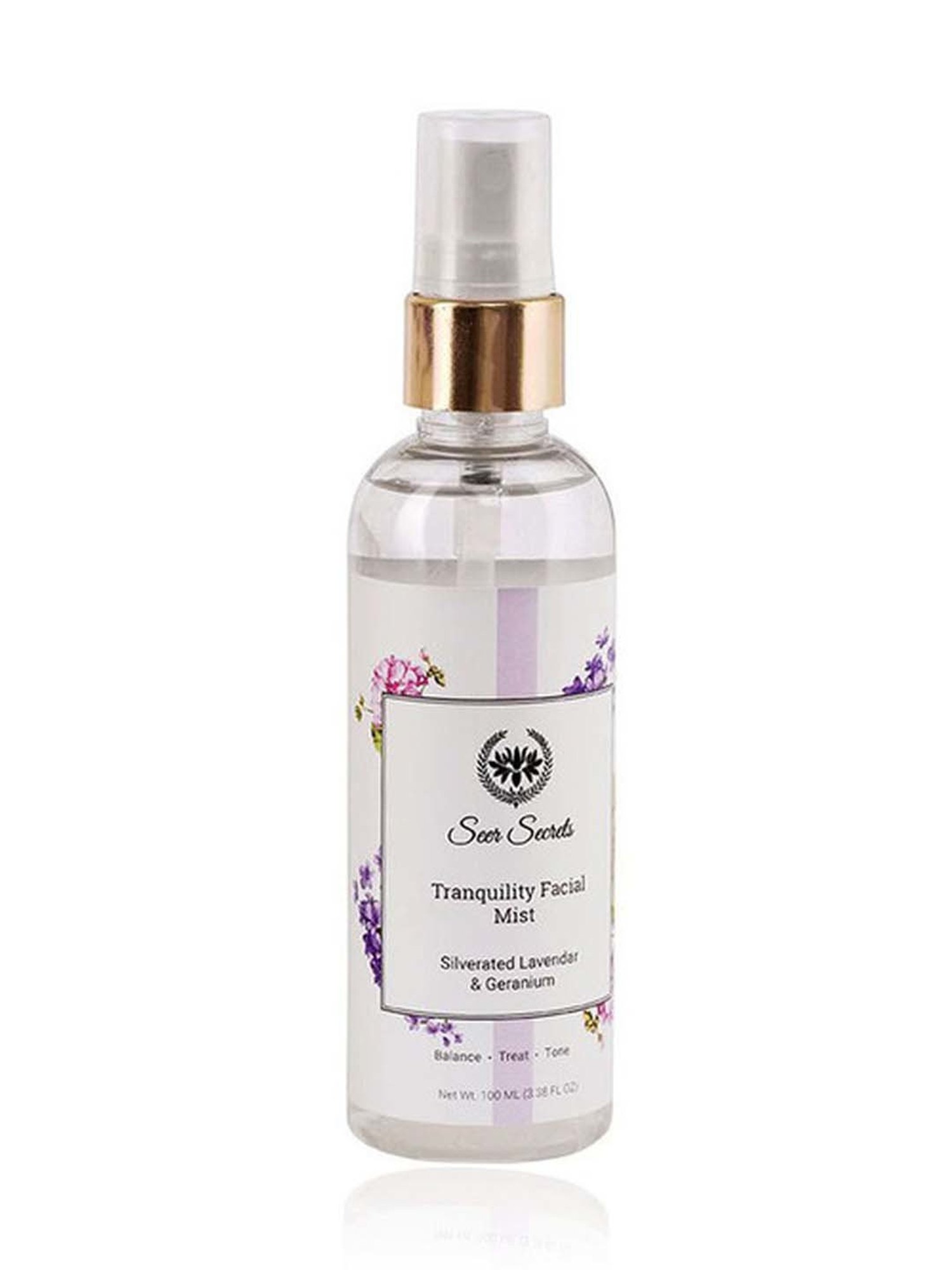 Seer Secrets Silverated Lavender & Geranium Tranquility Facial Mist - 100 ml