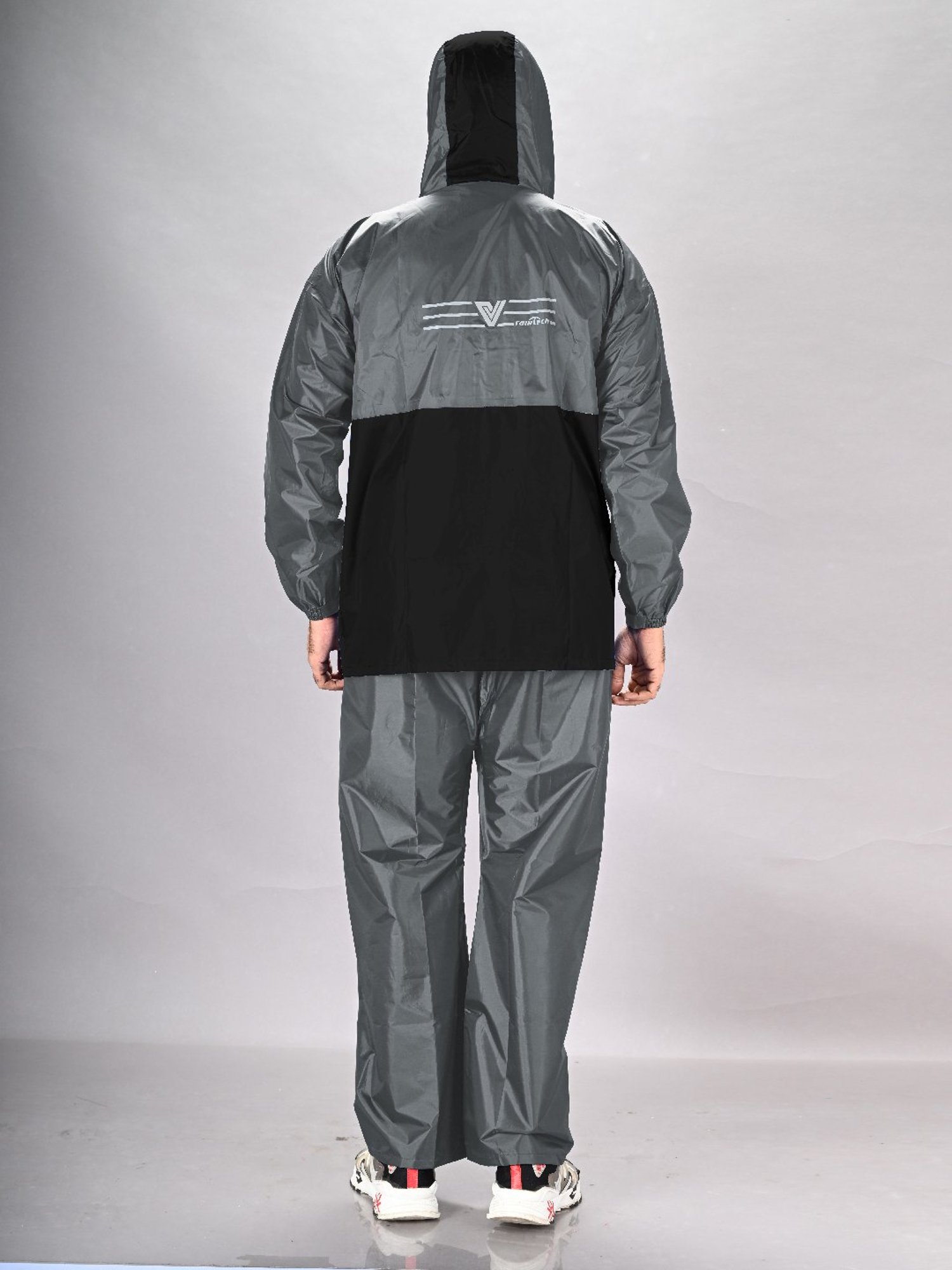 Lux Venus Grey Raincoat Set