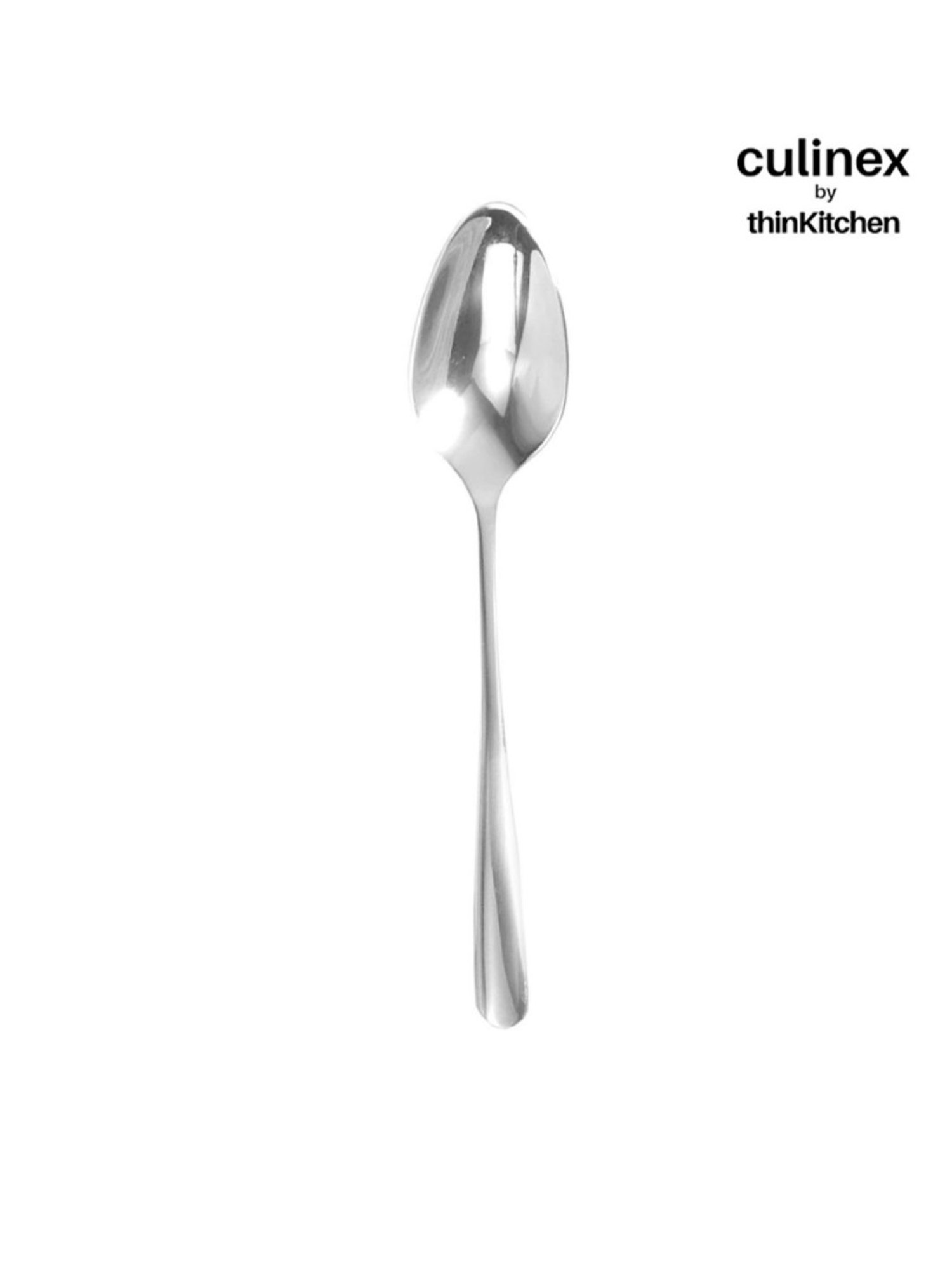 Culinex by thinKitchen Dora Silver Stainless Steel Mirror Finish Tea Spoon (Set of 6)