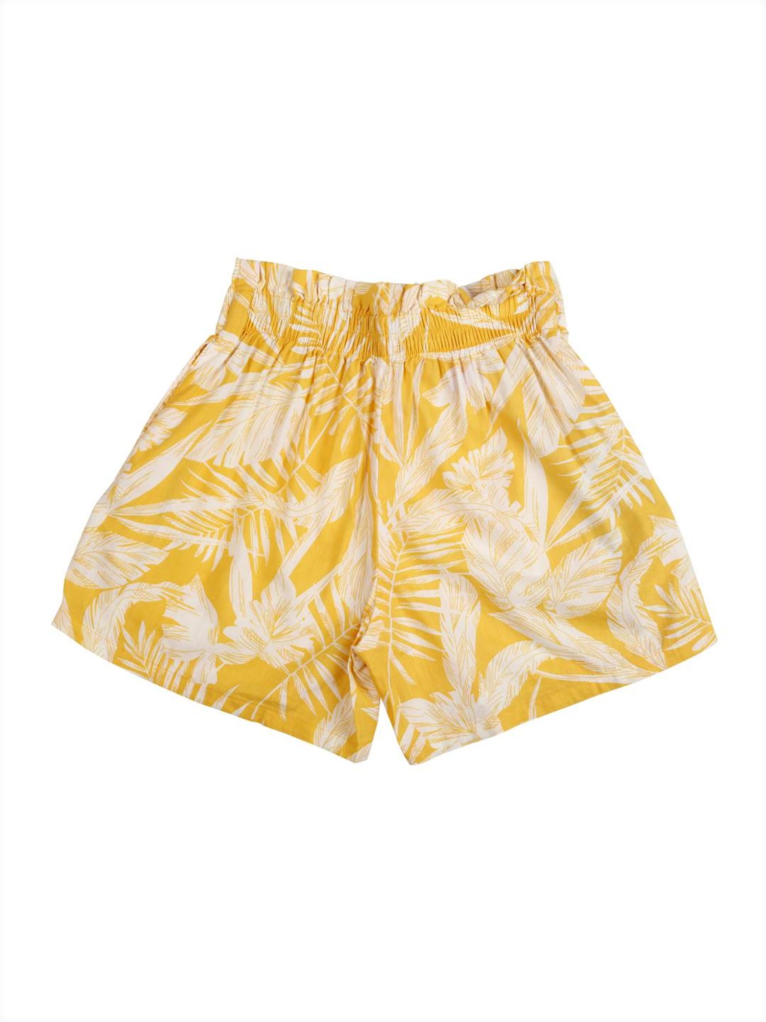 HELLCAT Kids Yellow & Navy Printed Shorts (Pack Of 2)