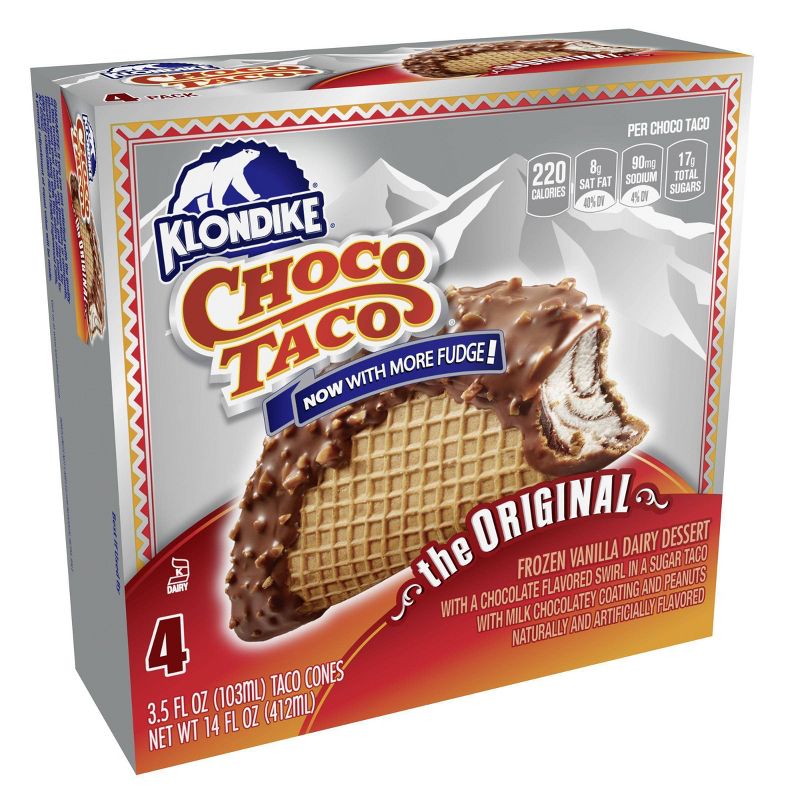 Klondike Original Choco Taco Ice Cream Dessert - 4ct