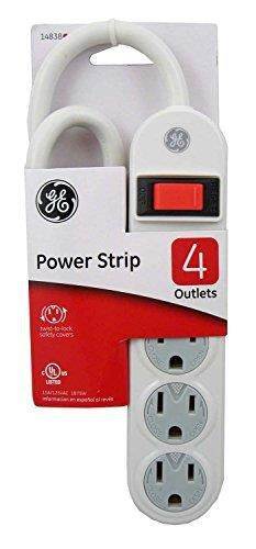 GE 4-Outlet General Purpose Power Strip