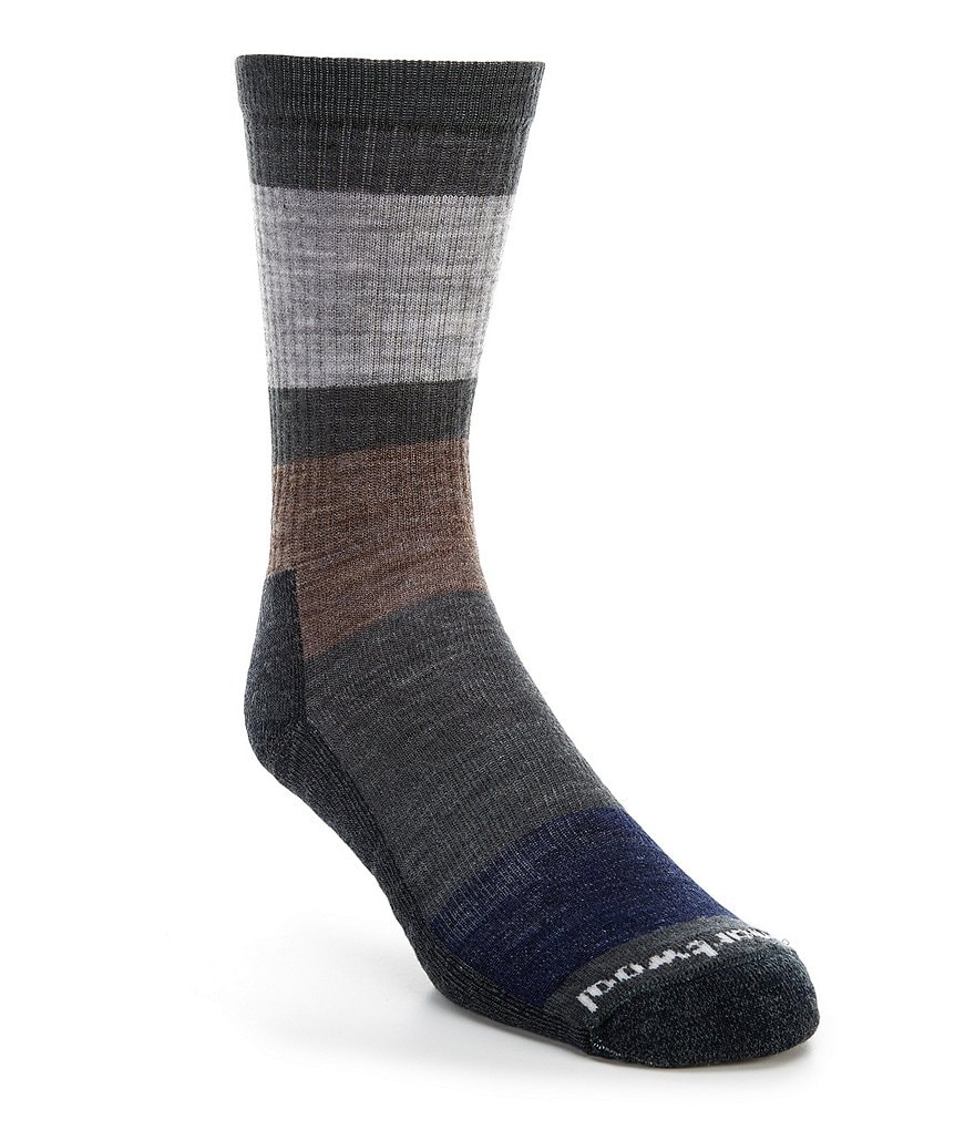 SmartWool Everyday Blocked Stripe Crew Socks