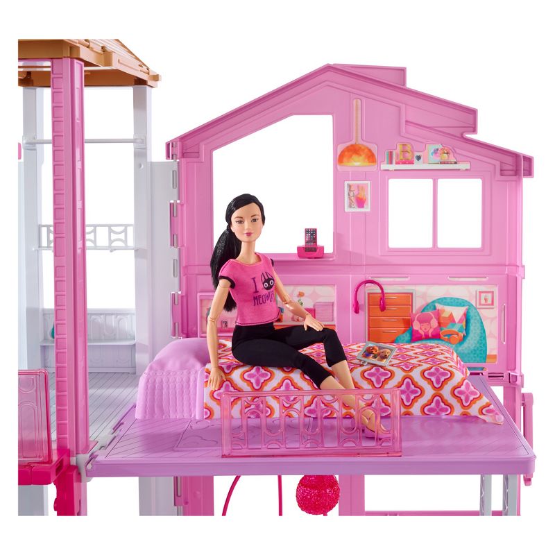 Barbie 3-Story House with Pop-Up Umbrella!