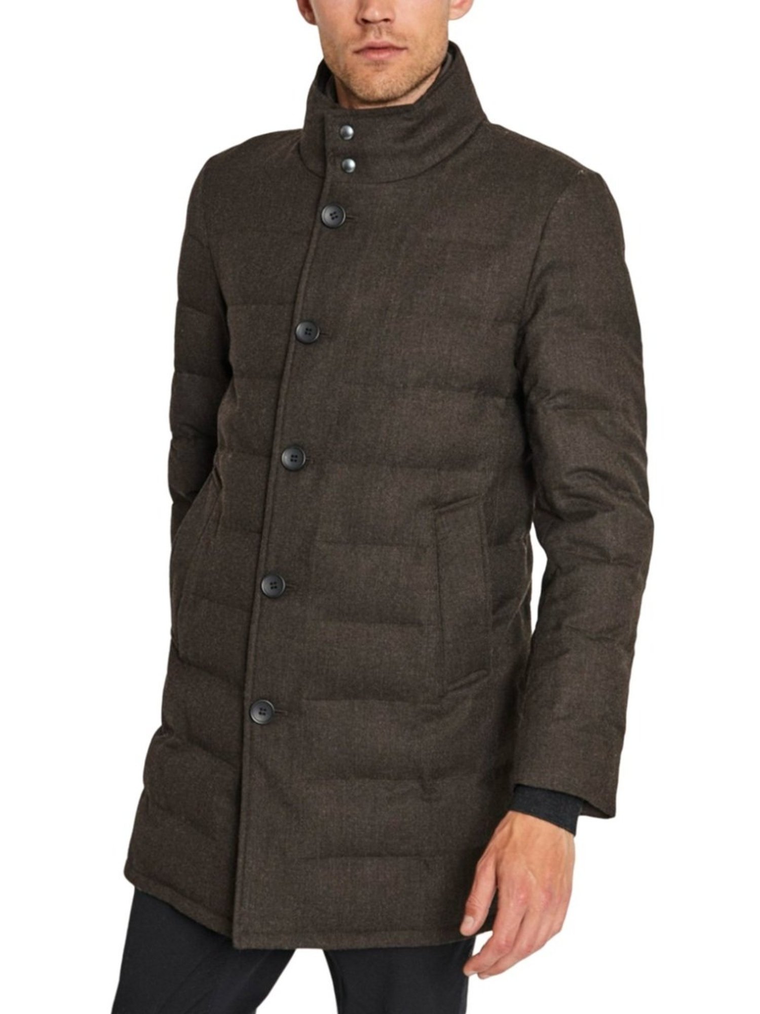 Bruun & Stengade Brown Regular Fit Coats