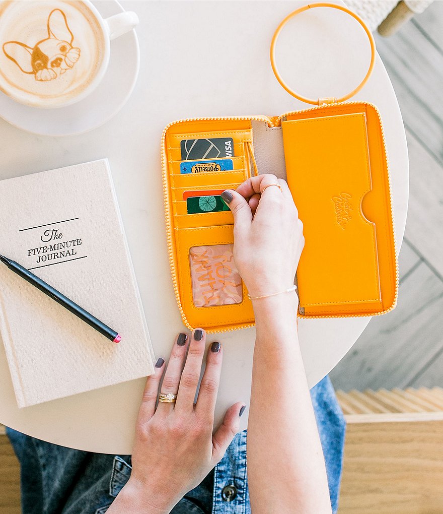 Create & Cultivate On The Move Vegan Leather Bangle Wallet